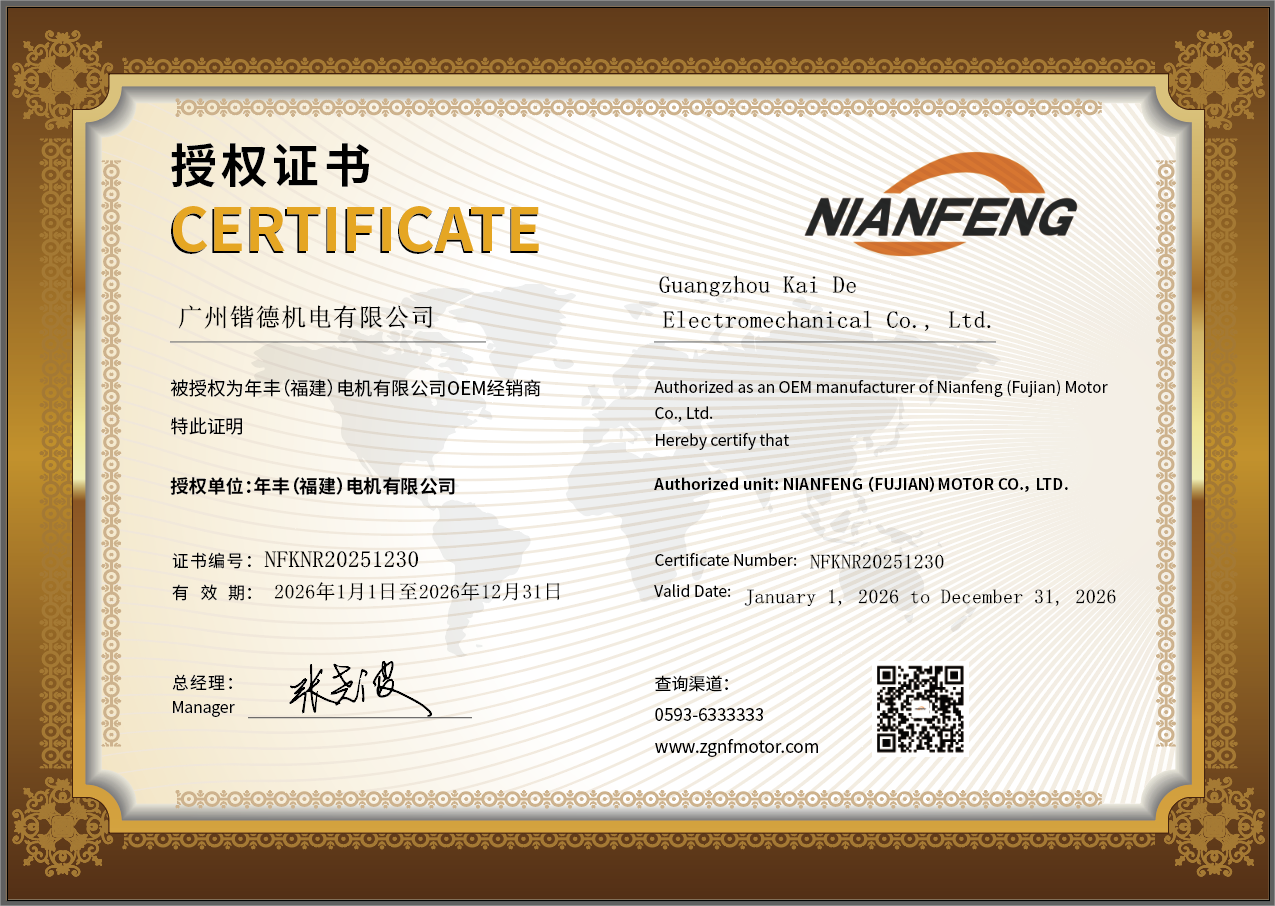 年丰（福建）电机有限公司OEM厂商